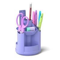 Набор настольный на вращающейся подставке ErichKrause® Mini Desk, Pastel, фиолетовый