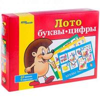 Игра настольная - Лото "Буквы-цифры"