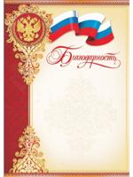 КОМПЛЕКТ из  20 штук: 9-19-017А Благодарность (РФ)