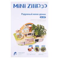 Картонный 3D-пазл "Радужный мини-домик" (35 деталей)