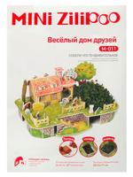 Картонный 3D-пазл "Веселый дом друзей" (47 деталей)