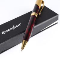 Ручка подарочная "Darvish" корпус  с золотистой отделкой в футляре