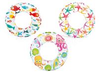 Надувной круг для плавания Lively Print, 51 см, INTEX (от 3 до 6 лет, цвета в ассортименте)