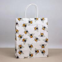 Пакет подарочный (M) "Many bees" (26*32*12)