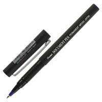 Одноразовая ручка роллер Pentel Document Pen, синие чернила.