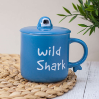 Кружка "Shark wild", blue (385 ml)