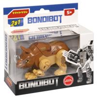 Трансформер 2в1 BONDIBOT Bondibon робот-носорог, BOX 17х16х7см