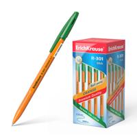 43197 Ручка шариковая ErichKrause® R-301 Orange Stick 0.7, цвет чернил зеленый