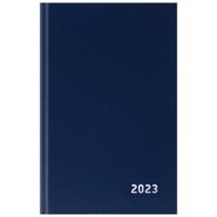 Ежедневник датированный 2023г., А5, 168л., бумвинил, OfficeSpace, синий
