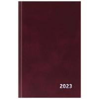 337530 Ежедневник датированный 2023 г., А5, 168 листов, бумвинил, OfficeSpace, бордовый