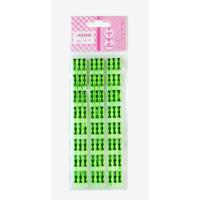 188548 Наклейка стразы "Кристальные узоры" зеленый, е/п, DEVENTE, 8004052