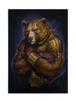 962245 Пазлы деревянные "Медведь", 504 детали, размер 30*42 см