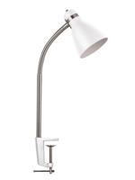 Настольная лампа Artstyle HT-822W под цоколь E27, со струбциной, белая