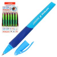Ручка гелевая пиши-стирай "Study Pen" синяя 0.7/125мм ассорти