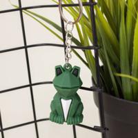 Брелок «Statuette frog», green