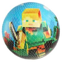 Мяч пвх майнкрафт, 23 см, полноцвет, в сетке ИГРАЕМ ВМЕСТЕ