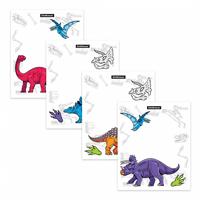 Пластиковая обложка ErichKrause® Dino Planet для тетрадей и дневников, 212х347мм, 80 мкм
