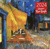 Винсент Ван Гог. Ночная терраса кафе. Календарь настенный на 2024 год (300х300 мм)