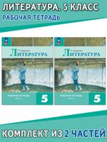 КОМПЛЕКТ из 2 частей: Литература. 5 класс. Рабочая тетрадь.