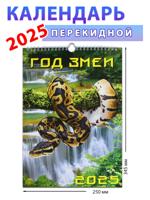 Календарь настенный на 2025 год "Год змеи", 250х345