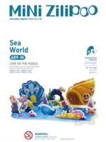 3D пазл из пенокартона ПОДВОДНЫЙ МИР (МИНИ СЕРИЯ) (21 деталь)