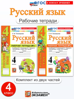 Русский язык. 4 класс. Рабочая тетрадь к учебнику В. П. Канакиной, В. Г. Горецкого. В 2-х частях