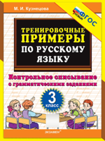 Русский язык. 3 класс. Тренировочные примеры
