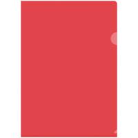 Комплект папок-уголков "OfficeSpace", А4, 150 мкм, цвет: красный (20 папок в комплекте) (количество товаров в комплекте: 20)