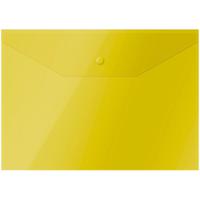 Комплект папок-конвертов на кнопке "OfficeSpace", А4, 150 мкм, цвет: желтый (10 папок в комплекте) (количество товаров в комплекте: 10)