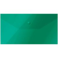Набор папок-конвертов на кнопке, C6, 150 мкм, цвет: зеленый (5 папок в наборе) (количество товаров в комплекте: 5)