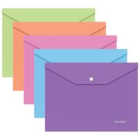 Комплект папок-конвертов на кнопке "Starlight", В5, 180 мкм (в комплекте 10 штук) (количество товаров в комплекте: 10)