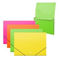 Папка-картотека с 12 отделениями "Diagonal Neon", А4