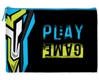 Папка для тетрадей "Play Game", А4, 1 отделение, ткань, молния сверху