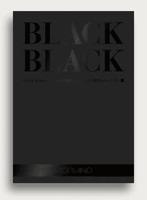 Альбом для эскизов и зарисовок "BlackBlack", 42x59,4 см, 20 листов, 300 г/м2, черная бумага