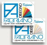Блок для пастели "Tiziano", 24x33 см, 12 листов (яркие цвета)