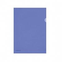 Папка-уголок, А4, 180 мкм, синяя