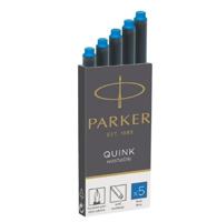 Картридж с чернилами Parker "Quink Ink Z11" для перьевой ручки, 5 штук
