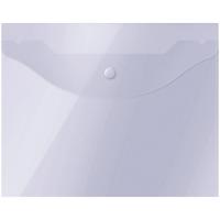 Папка-конверт на кнопке, А5, 150 мкм, прозрачная