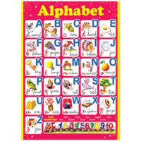 Комплект плакатов "Alphabet", 490x690 мм (10 штук в комплекте) (количество товаров в комплекте: 10)