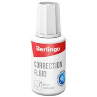 Корректирующая жидкость "Berlingo", 20 мл, на химической основе, с кистью